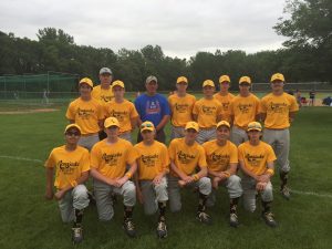 Mr. Wallin pictured with the 14u Renegades